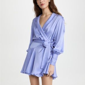 NEW w TAGS Zimmerman silk wrap dress, 0